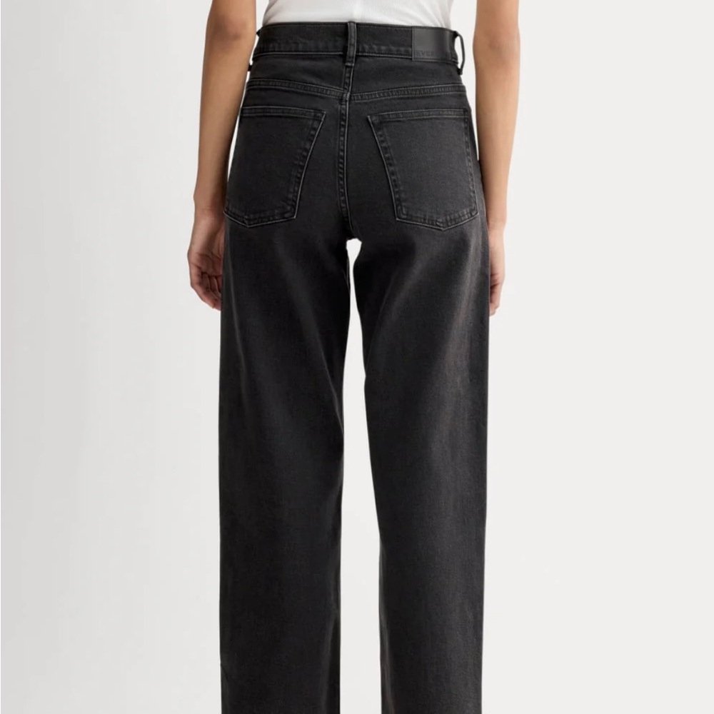 High Waisted Washed Black Everlane Ankle Jeans Sz 25
